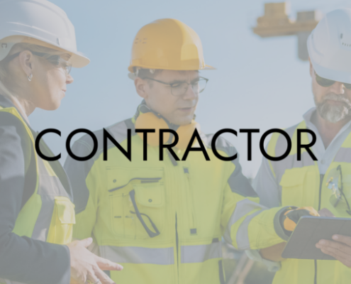 Image of construction employees for Contractor newsletter cover