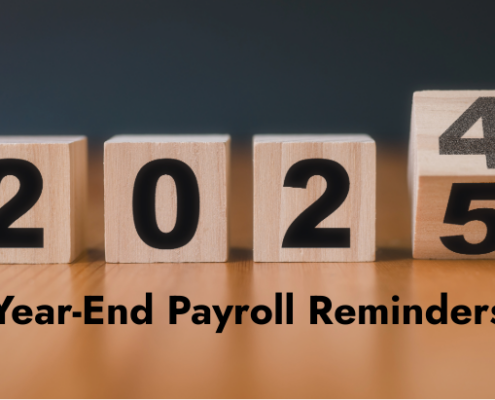 turning to 2025 with payroll reminders