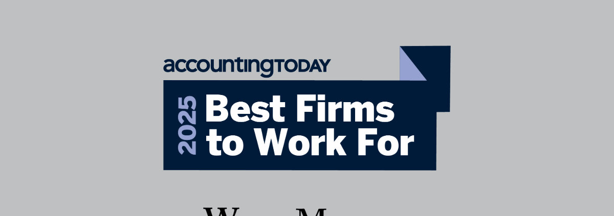 2025 Best Firms to Work For by Accounting Today logo.